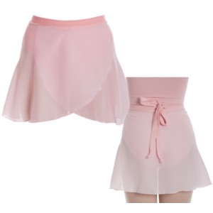 Wrap Skirt Short Tie (Pink)